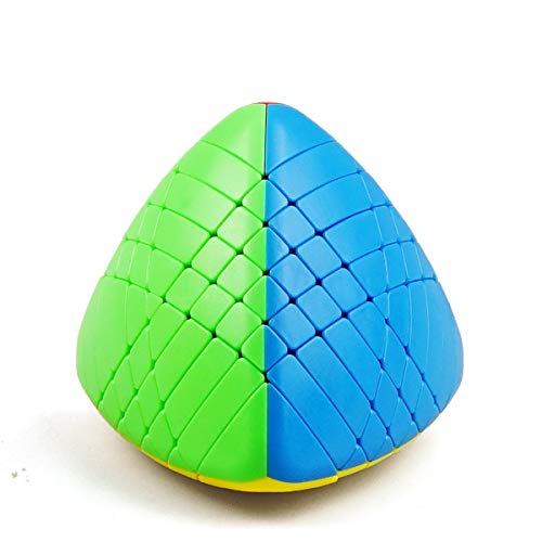 FunnyGoo Sengso Shengshou 6x6 Zongzi Rice Dumpling Mastermorphix Magic Cube Puzzle Speed Cube Toys + un Soporte de Cubo de Color Blanco