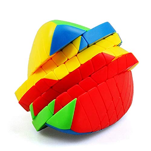 FunnyGoo Sengso Shengshou 6x6 Zongzi Rice Dumpling Mastermorphix Magic Cube Puzzle Speed Cube Toys + un Soporte de Cubo de Color Blanco