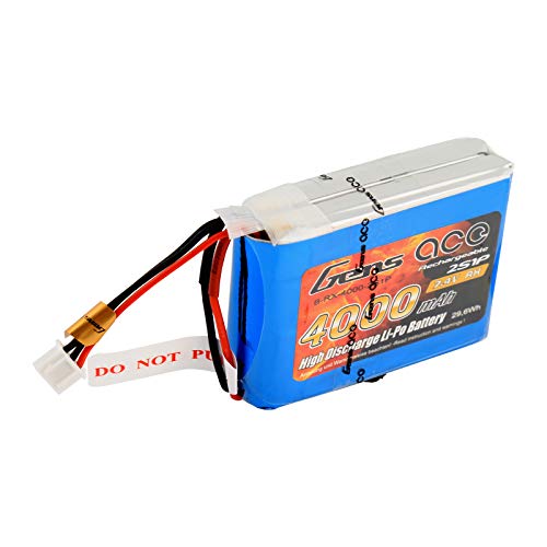 Gens Ace B-RX-4000-2S1P Accesorio de mandos a Distancia - Accesorios de mandos a Distancia (Batería, Polímero de Litio, 4000 mAh, 7,4 V, 51 mm)