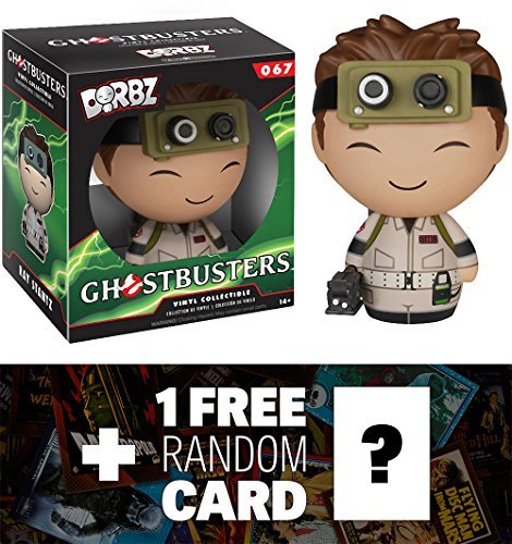 Ghostbusters Ray Stantz: Funko Dorbz x figura de vinilo + 1 paquete de cartas de ciencia ficción y películas de terror (61586)