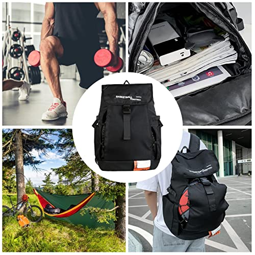 Gidenfly Mochila de Baloncesto - Bolsa de fútbol Bolsa de Equipamiento Deportivo para Baloncesto Balón de fútbol Fútbol Voleibol para Gimnasio Viajes al Aire Libre Entrenamiento Escolar