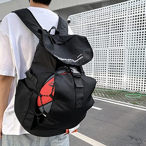 Gidenfly Mochila de Baloncesto - Bolsa de fútbol Bolsa de Equipamiento Deportivo para Baloncesto Balón de fútbol Fútbol Voleibol para Gimnasio Viajes al Aire Libre Entrenamiento Escolar