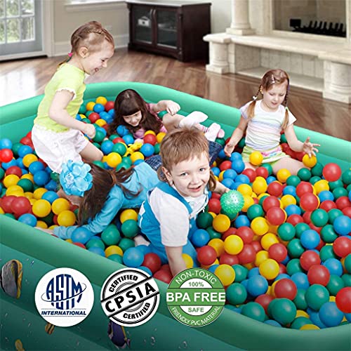 GJXJY Piscinas Desmontables Piscinas Hinchables con Bomba De Aire Grandes Rectangulares Piscina Inflable Infantil Balcon para NiñOs, Adultos, Familias, Parque Acuatico