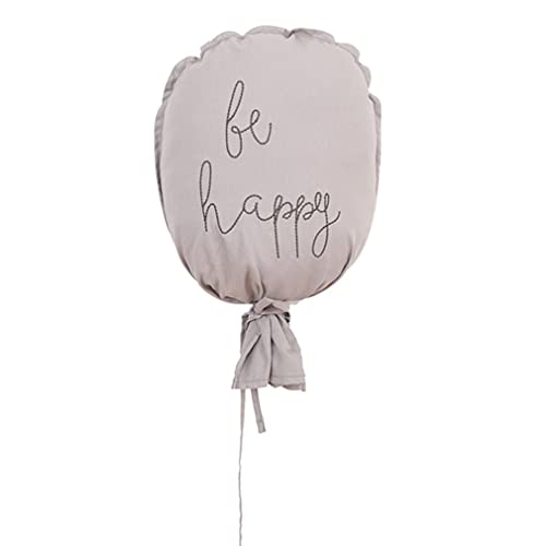 Globos de algodón para colgar en la pared de globos para habitación de niños, decoración de guardería infantil, accesorios de fotografía gris claro 24 x 37 cm