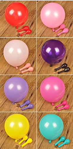 Globos de colores surtidos de 100 piezas de 12 pulgadas para decoración de fiestas de cumpleaños y eventos