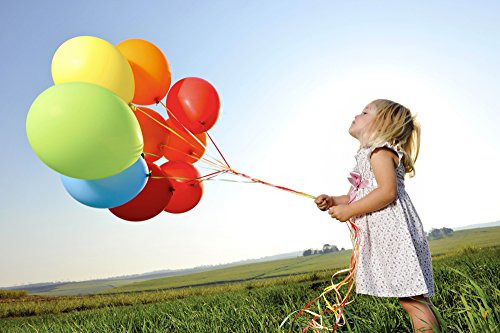 Globos de colores surtidos de 100 piezas de 12 pulgadas para decoración de fiestas de cumpleaños y eventos