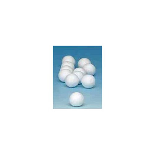 Glorex - Bola de algodón, diámetro: 1,5 cm, paquete de 40 piezas, blanco