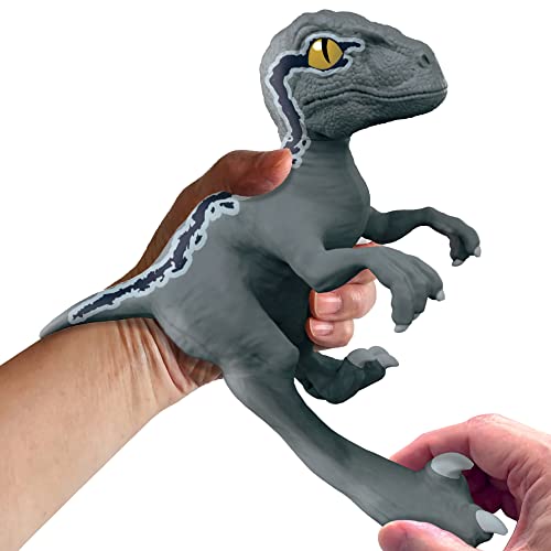 Goo Jit Zu - Dinosaurios Jurassic World Blue - Juguetes Niños 4 Años - Dinosaurios Juguetes - Figura de Acción Elástica