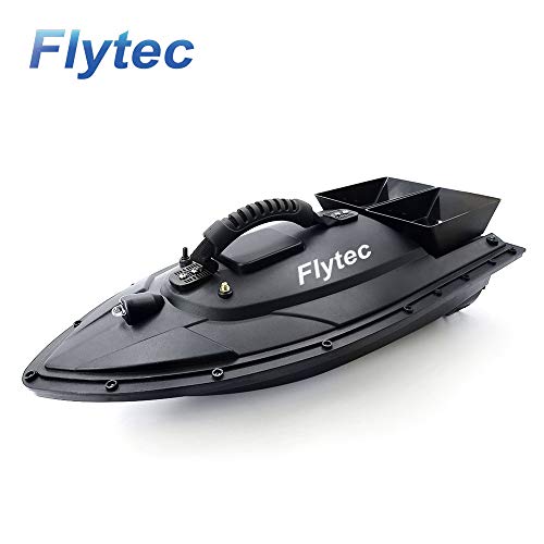 GoolRC Flytec Barco RC 2011-5 Buscador de Peces 1.5kg Carga de 500m Barco de Cebo de Pesca de Control Remoto 2.4GHz Barcos RC para Adultos y Niños