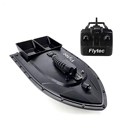 GoolRC Flytec Barco RC 2011-5 Buscador de Peces 1.5kg Carga de 500m Barco de Cebo de Pesca de Control Remoto 2.4GHz Barcos RC para Adultos y Niños