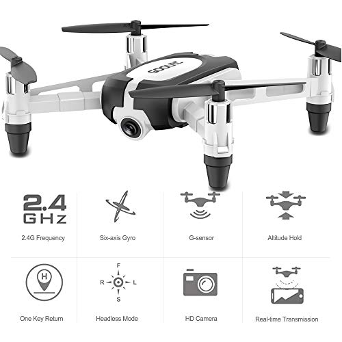 GoolRC T700 720P WiFi FPV Mini Selfie Drone G-Sensor Altitud Mantener una tecla Volver RC Training Quadcopter para Principiantes niños