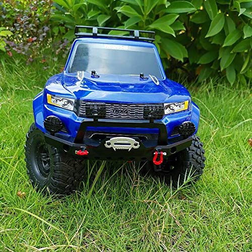 Goolsky- Parachoques Delantero de Metal TRX-4 con 2 Luces LED para 1/10 RC Crawler Traxxas TRX4 Sport 82024