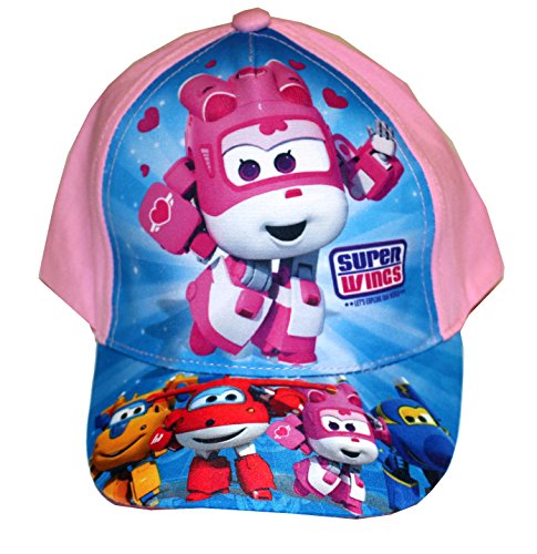 Gorra Visera Super Wings Talla 52 Rosa