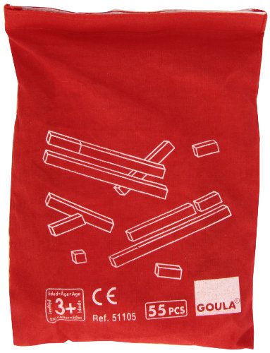 Goula- Regletas en bolsa, juego educativo, Multicolor (51105)