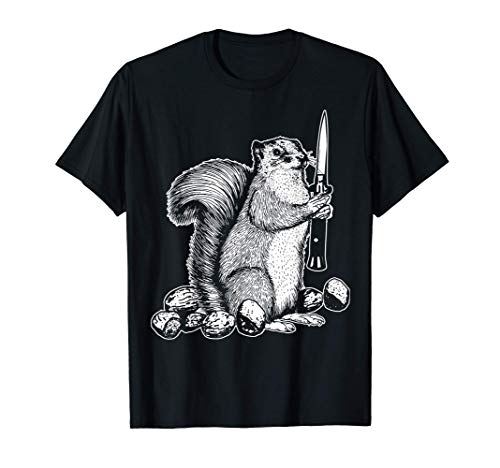 Gracioso No me toques las nueces Gracioso Ardilla Broma Camiseta