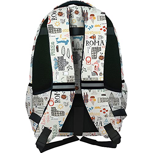 Grafoplás 37610549. Mochila Saco, Colección Epluche, Roma, Cierre Cuerdas, Bolsillo Exterior, 36x47cm