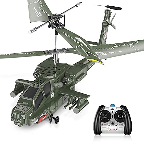 GRTVF Helicóptero de Control Remoto, Helicóptero de Combate Militar 2.4GHz RC Fighter RC Resistente a la caída RC PALNE Dual-Motor RC AERONABRES Nombres DE NIÑOS DE LOS Regalos DE Xmas