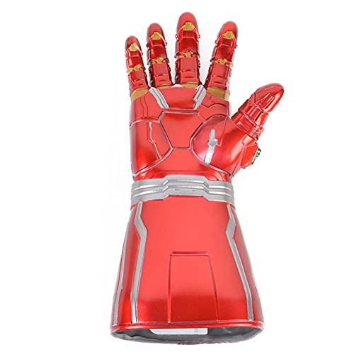 Guantelete del infinitom, Marvel Avengers Guante Thanos con 6 LED Gemas Cosplay Halloween Prop Guantelete Gemas del Infinito, con efectos luminosos Adulto/Niño ADULT