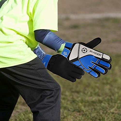 Guantes De Portero Juvenil Guantes De Portero De Fútbol Antideslizantes Para Guardar Los Dedos Guantes De Fútbol Portátiles Guantes De Portero Cómodos Para Niños Diseñados Para Niños, Adolescentes