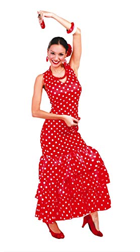 Guirca- Disfraz adulta flamenca, Talla 38-40 (80629.0)