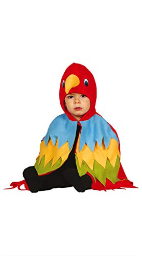 Guirca - Disfraz de loro, talla 12-24 meses, color rojo (85993)