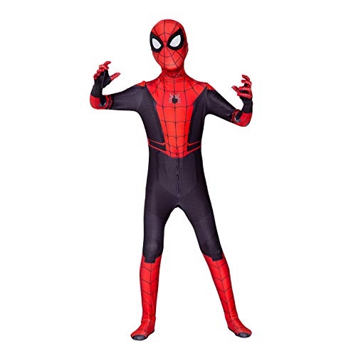 GUOHANG Traje de Spiderman niños Adultos 3D Anime Spiderman Traje Traje Medias Escenario Rendimiento casero Disfraces de Halloween Carnaval Cosplay disfrazaje Fiesta,Style 8,140~150CM