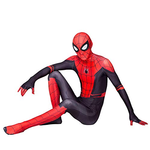 GUOHANG Traje de Spiderman niños Adultos 3D Anime Spiderman Traje Traje Medias Escenario Rendimiento casero Disfraces de Halloween Carnaval Cosplay disfrazaje Fiesta,Style 8,140~150CM