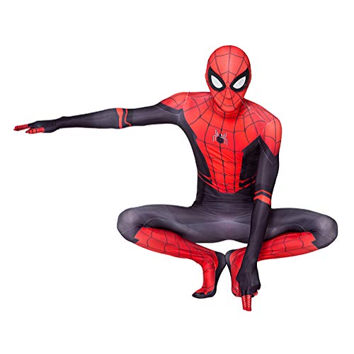 GUOHANG Traje de Spiderman niños Adultos 3D Anime Spiderman Traje Traje Medias Escenario Rendimiento casero Disfraces de Halloween Carnaval Cosplay disfrazaje Fiesta,Style 8,140~150CM