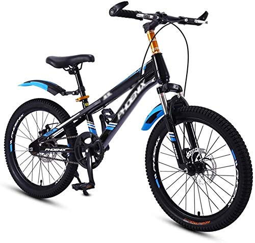 GZCC Bicicletas 3~15 años Niño y niña Bicicleta Estudiante Bicicleta Verano Viaje Bicicleta en Primavera Coche Deportivo para niños con Cambio (Color: Blanco,tamaño: 18 Pulgadas)