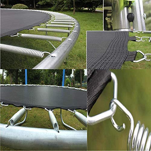 GZFTM Muelles para trampolín, metal resistente a la corrosión y muelles de larga duración, 10 muelles para trampolín de fitness + 1 herramienta de resortes, 128 mm - 5 pulgadas