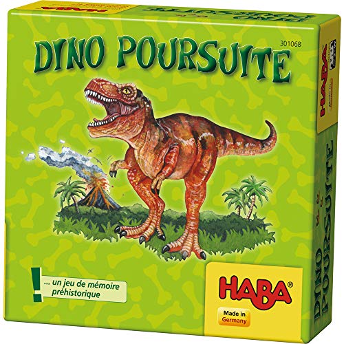 Haba - Juego de Memoria prehistórica, Dino Poursuite (versión en francés)