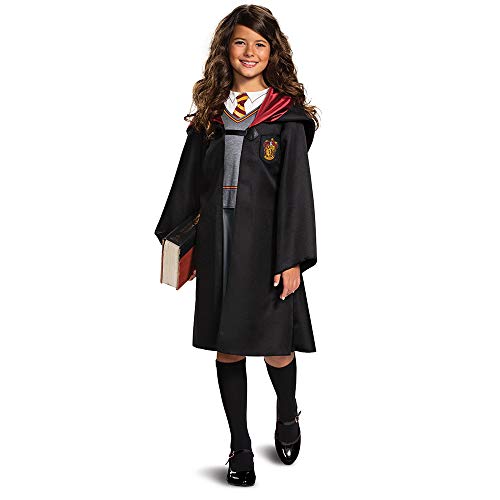 Harry Potter Hermione Granger - Disfraz clásico para niñas, Classic, Negro & rojo, S