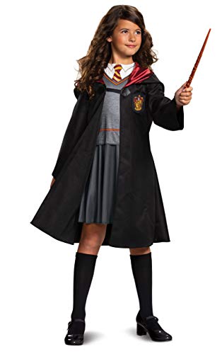 Harry Potter Hermione Granger - Disfraz clásico para niñas, Classic, Negro & rojo, S