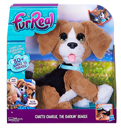 Hasbro FurReal Chatty Charlie Perro de juguete Multicolor - Juguetes de peluche (Perro de juguete, Multicolor, FurReal Friends, 4 año(s), Perro, 1,5 V)