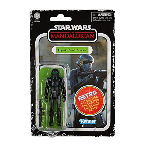 Hasbro Star Wars la colección Retro - Juguete Imperial Death Trooper a Escala de 9.5 cm The Mandalorian Figura de colección, Edad: 4 +, (F4457)