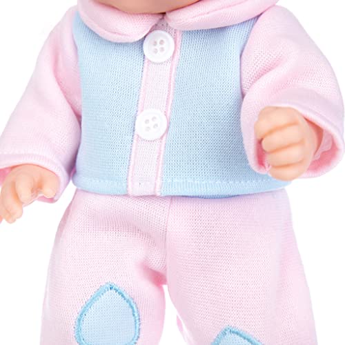 HDBD Muñeca de simulación Cama de bebé recién Nacido Juguete para Dormir Accesorios para niña Reborn Decoración de habitación de bebé Muñeca de Vinilo ecológica Juguetes agradables