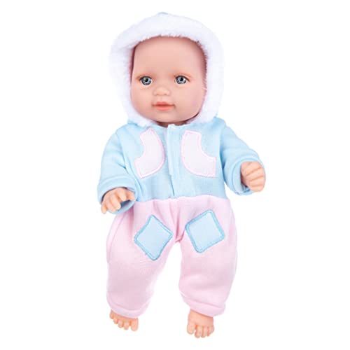 HDBD Muñeca de simulación Cama de bebé recién Nacido Juguete para Dormir Accesorios para niña Reborn Decoración de habitación de bebé Muñeca de Vinilo ecológica Juguetes agradables