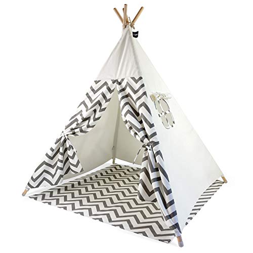 Hej Lønne Tipi - Tienda de campaña para niños (120 x 120 x 150 cm, Incluye Bolsa e Instrucciones, no Contiene sustancias nocivas)