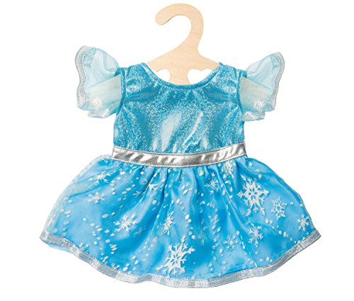 Heless- Vestido de Princesa de Hielo para muñecas, Talla 28-35 cm, Color Azul, 28-35 (1720)