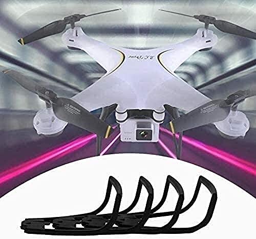 Hélice 8pcs con aviones no tripulados Juegos de Accesorios de 4 anillos de la hélice de la Guardia con 4 ruedas Engranajes para la cámara RC SG106 Drone Quadcopter piezas de repuesto Drone Acceso