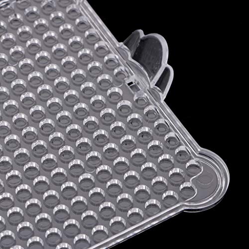 Hellery 10x Perlas de Fusibles de Agua Pegboard Fit 5mm Plantillas de Cuentas Niños DIY Puzzle Toy - Cuadrado