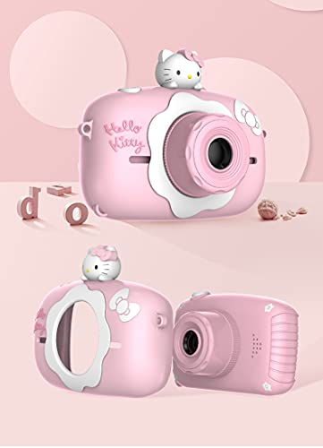 HELLO KITTY - Cámara de vídeo digital de alta definición, 1080 p, 2000 W, con USB, multifunción, para niñas, estudiantes, niños, regalo de cumpleaños