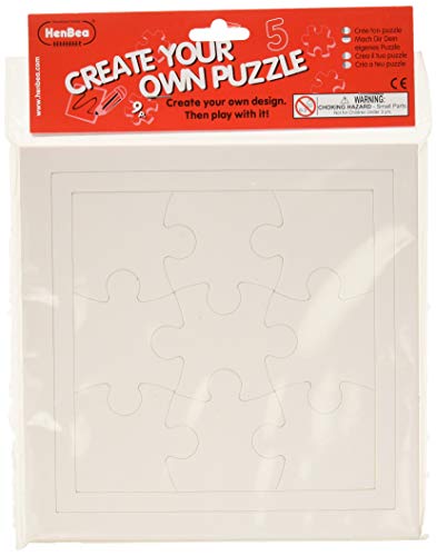 HenBea - Crea tu puzzle 9 piezas (pack de 5 unidades) (839/A)