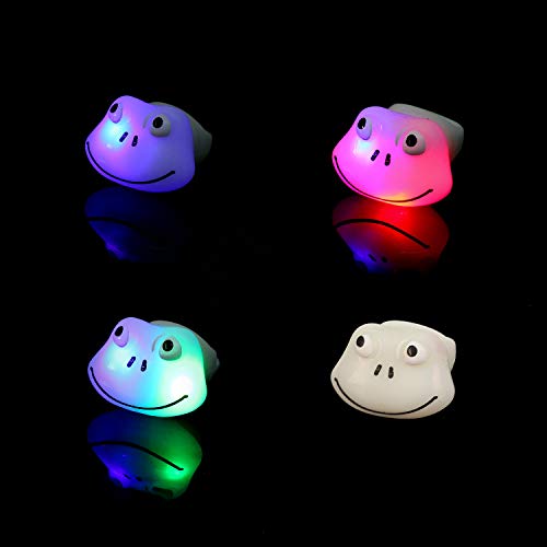 Herefun Artículos de Fiesta Cumpleaños Niños, Juguete Luminoso, Led Luminoso Anillo Juguetes Niñas Brillo En La Oscuridad Regalos de Cumpleaños para Fiestas Favores (14 Pcs)