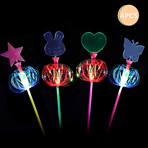 Herefun LED Niños Fiesta Luminoso Juguetes, Juguetes Luminosos con LED, Fiesta Juguete Luminoso, Spin Estrés Alivio para la ansiedad Juguetes Niño 10-15 Años