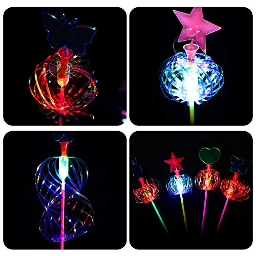 Herefun LED Niños Fiesta Luminoso Juguetes, Juguetes Luminosos con LED, Fiesta Juguete Luminoso, Spin Estrés Alivio para la ansiedad Juguetes Niño 10-15 Años