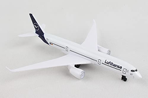 Herpa 86RT-4134 Lufthansa A350 Single Airplane A350 en Miniatura para Manualidades, coleccionar y como Regalo, Multicolor