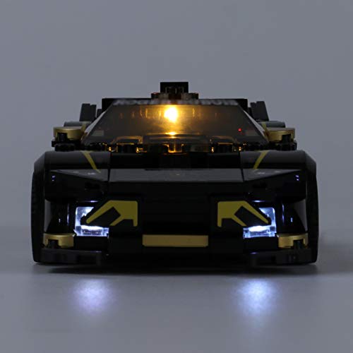 HLEZ Kit de Iluminación LED para Lamborghini Huracán Super Trofeo EVO & Urus ST-X Modelo de Bloques de construcción, Conjunto de Luces Lluminación Compatible con Lego 76899 (Modelo Lego no Incluido)