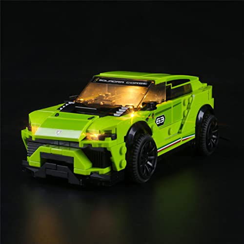 HLEZ Kit De Iluminación Led para Lego Lamborghini Urus ST-X & Lamborghini Huracán Super Trofeo EVO Compatible con 76899(Juego De Legos No Incluido)