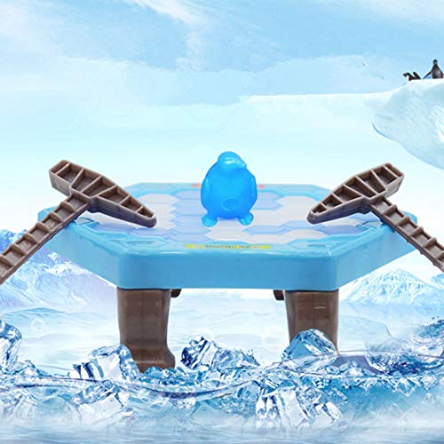 Horypt Juegos de Mesa de Rompecabezas Pingüino golpeando el Hielo Pingüino Cubos de Hielo Ahorre Pingüino Golpee Bloques de Hielo Juguetes de Pared Escritorio Paternidad Juego Interactivo para niños